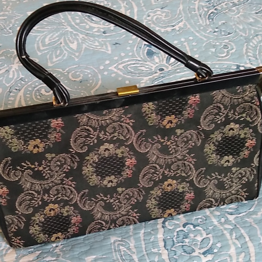 Vintage brocade handbag.